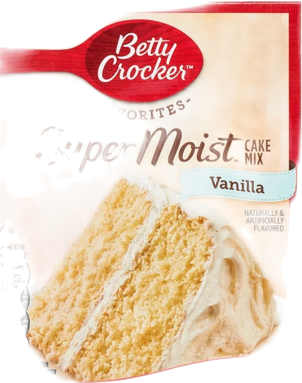 Betty Cracker Cake Mix Assorted, 360 g carton, front of pack