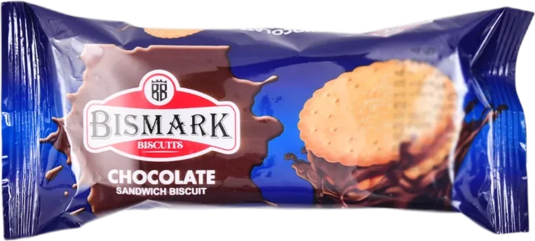 Bismark Sandwich Biscuit, 18 pieces film or carton pack, front of pack
