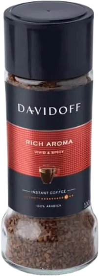 Davidoff Rich, 90 g glass jar or tin, front of pack