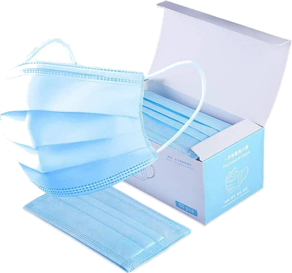 Disposable Mask, front of pack