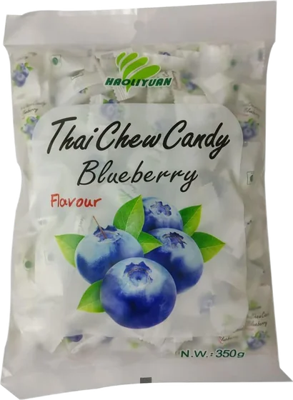 Haoliyuan Chew Candy, 280 g pouch or jar, front of pack