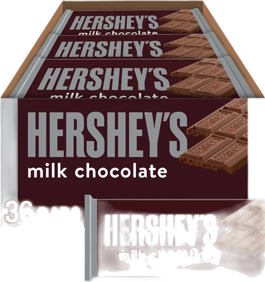 Hershys Bar, 40 g moulded tablet or bar, front of pack