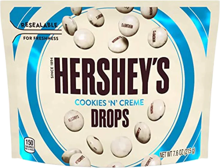 Hershys Chocotube Cookiesncreme, 18 g moulded or enrobed countline bar, front of pack