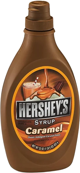 Hershys Syrup Caramel, 623 g squeeze bottle, front of pack
