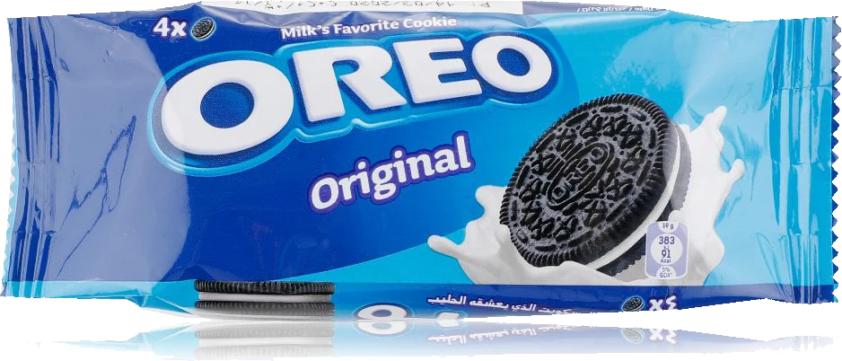 Kraft Oreo Biscuit, 119.6 g film or carton pack, front of pack