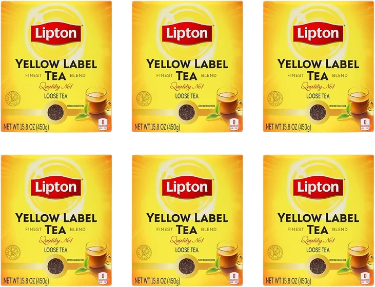 Lipton Yello Label Tea, 2 g carton, front of pack