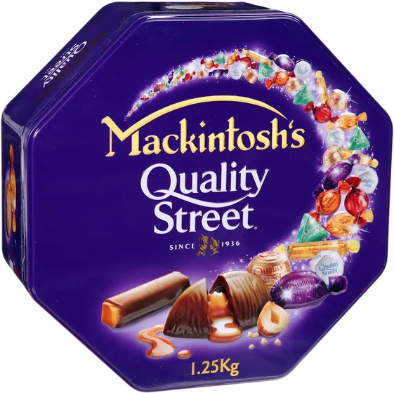Mackintosh Quality Stareet, 150 g tub, front of pack