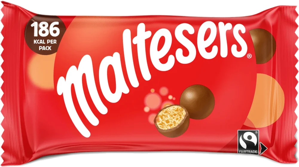 Maltesers Choco Box, 37 g tub, front of pack