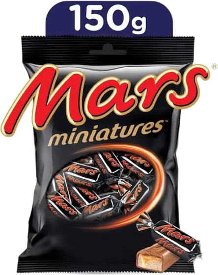 Mars Miniature, 220 g tub, front of pack