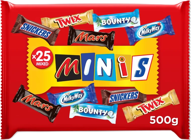 Mars Minis Pouch, 500 g tub, front of pack