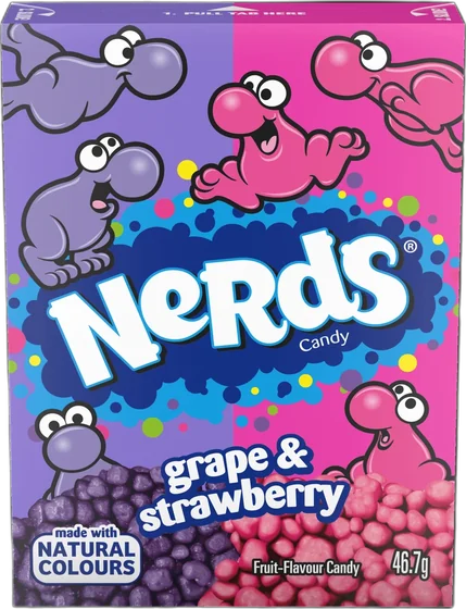 Nerds, 5 oz pouch or jar, front of pack