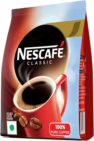 Nescafe Classic Coffee, 100 g glass jar or tin, front of pack