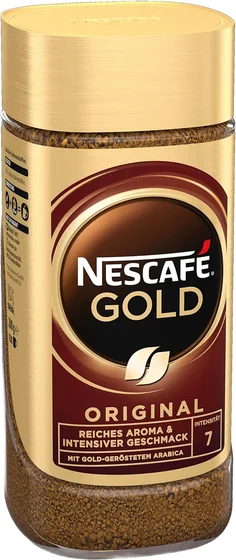 Nescafe Gold Coffee, 95 g glass jar or tin, front of pack