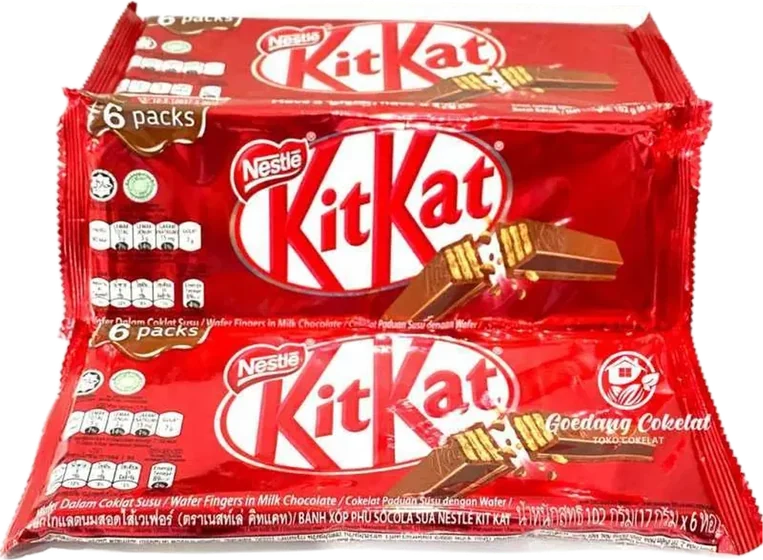 Nestle Kitkat 2 Fingure, 20.5 g moulded or enrobed countline bar, front of pack