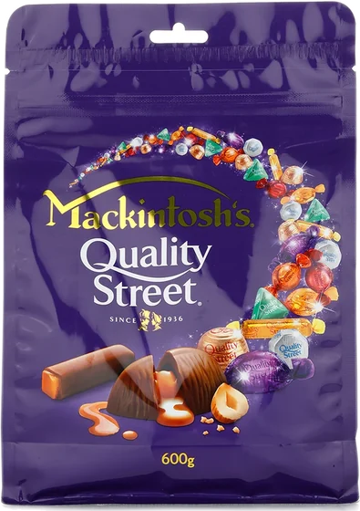 Nestle Mackintosh Quality Street, 375 g tub, front of pack