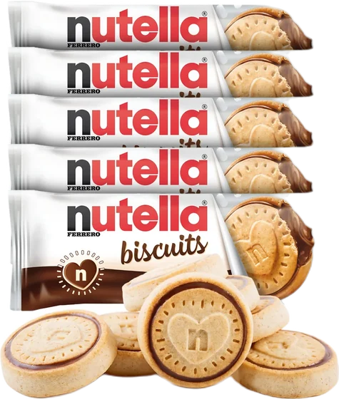 Nutella Biscuits, 304 g glass jar, front of pack