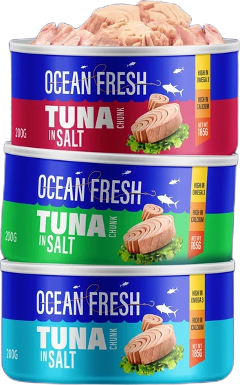 Ocean Tuna Chunks, 185 g canned, front of pack