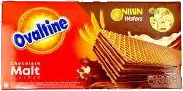 Ovaltine Chocolate Malt Wafer, Carton, front of pack.