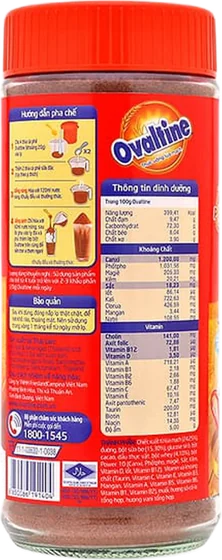 Ovaltine Powder, 820 g pouch or tin, front of pack