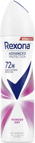 Rexona Deo, 200 ml aerosol can or roll-on bottle, front of pack