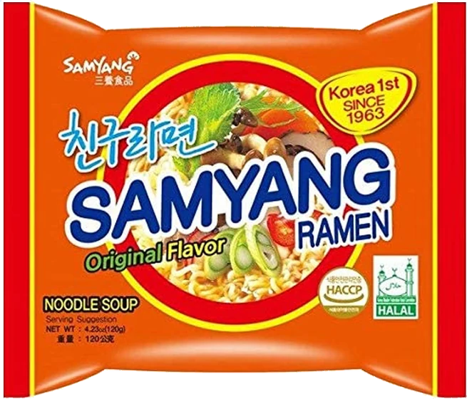 Samyang Ramen Noodle Soup, front of pack