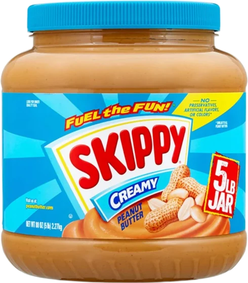 Skippy Peanut Butter Assorted, 16.3 oz plastic or glass jar, front of pack