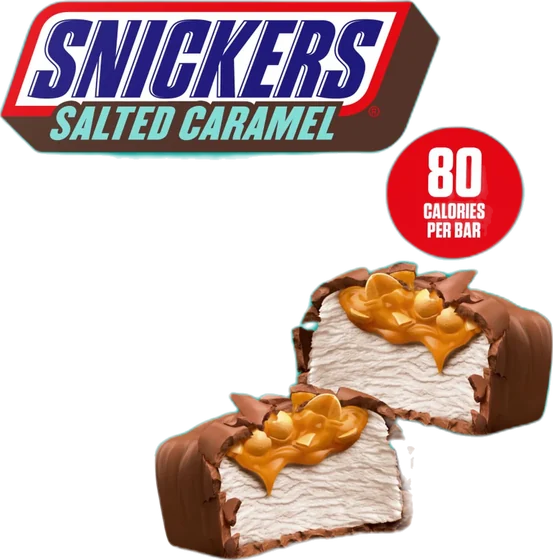 Snicker Minis, 227 g moulded or enrobed countline bar, front of pack